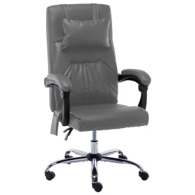 Anthrazitgrauer Massage-Bürostuhl aus Kunstleder von vidaXL, Bürostühle - Ref: Foro24-20294, Preis: 167,67 €, Rabatt: %
