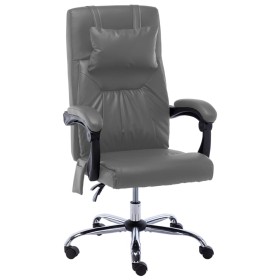 Anthrazitgrauer Massage-Bürostuhl aus Kunstleder von vidaXL, Bürostühle - Ref: Foro24-20294, Preis: 170,08 €, Rabatt: %