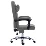 Silla de oficina de masaje de cuero sintético gris antracita de vidaXL, Sillas de oficina - Ref: Foro24-20294, Precio: 170,08...