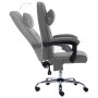 Silla de oficina de masaje de cuero sintético gris antracita de vidaXL, Sillas de oficina - Ref: Foro24-20294, Precio: 170,08...
