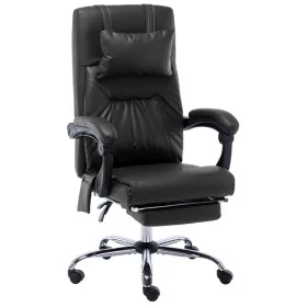 Schwarzer Massage-Bürostuhl aus Kunstleder von vidaXL, Bürostühle - Ref: Foro24-20296, Preis: 211,52 €, Rabatt: %