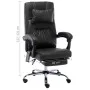 Schwarzer Massage-Bürostuhl aus Kunstleder von vidaXL, Bürostühle - Ref: Foro24-20296, Preis: 211,48 €, Rabatt: %