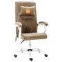 Taupe Gray Fabric Massage Office Chair by vidaXL, Office chairs - Ref: Foro24-20316, Price: 187,71 €, Discount: %