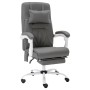 Grauer Massage-Bürostuhl aus Kunstleder von vidaXL, Bürostühle - Ref: Foro24-20315, Preis: 198,78 €, Rabatt: %