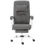 Gray synthetic leather massage office chair by vidaXL, Office chairs - Ref: Foro24-20315, Price: 195,72 €, Discount: %