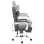 Grauer Massage-Bürostuhl aus Kunstleder von vidaXL, Bürostühle - Ref: Foro24-20315, Preis: 198,78 €, Rabatt: %