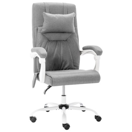 Massage-Bürostuhl aus grauem Stoff von vidaXL, Bürostühle - Ref: Foro24-20318, Preis: 187,84 €, Rabatt: %