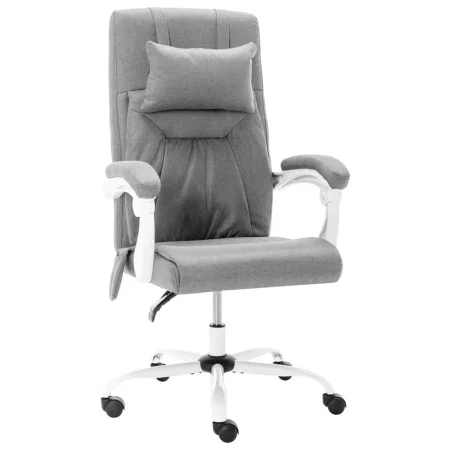Silla de oficina de masaje de tela gris de vidaXL, Sillas de oficina - Ref: Foro24-20318, Precio: 185,01 €, Descuento: %