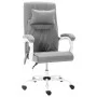 Silla de oficina de masaje de tela gris de vidaXL, Sillas de oficina - Ref: Foro24-20318, Precio: 185,01 €, Descuento: %