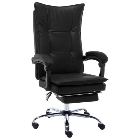 Bürostuhl aus schwarzem Kunstleder von vidaXL, Bürostühle - Ref: Foro24-20352, Preis: 179,29 €, Rabatt: %
