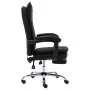 Bürostuhl aus schwarzem Kunstleder von vidaXL, Bürostühle - Ref: Foro24-20352, Preis: 179,29 €, Rabatt: %