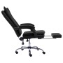 Bürostuhl aus schwarzem Kunstleder von vidaXL, Bürostühle - Ref: Foro24-20352, Preis: 181,84 €, Rabatt: %
