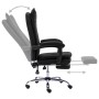 Bürostuhl aus schwarzem Kunstleder von vidaXL, Bürostühle - Ref: Foro24-20352, Preis: 181,84 €, Rabatt: %