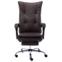 Brauner Bürostuhl aus Kunstleder von vidaXL, Bürostühle - Ref: Foro24-20353, Preis: 175,33 €, Rabatt: %