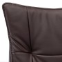Silla de oficina de cuero sintético marrón de vidaXL, Sillas de oficina - Ref: Foro24-20353, Precio: 175,23 €