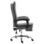 Silla de oficina de cuero sintético gris antracita de vidaXL, Sillas de oficina - Ref: Foro24-20354, Precio: 175,37 €
