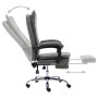 Silla de oficina de cuero sintético gris antracita de vidaXL, Sillas de oficina - Ref: Foro24-20354, Precio: 175,37 €
