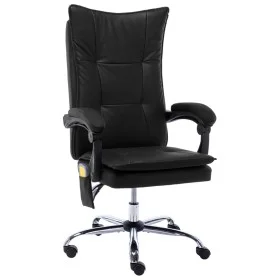 Schwarzer Massage-Bürostuhl aus Kunstleder von vidaXL, Bürostühle - Ref: Foro24-20356, Preis: 207,33 €, Rabatt: %