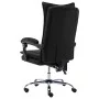 Silla de oficina de masaje de cuero sintético negra de vidaXL, Sillas de oficina - Ref: Foro24-20356, Precio: 207,31 €, Descu...