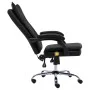 Silla de oficina de masaje de cuero sintético negra de vidaXL, Sillas de oficina - Ref: Foro24-20356, Precio: 207,31 €, Descu...