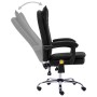 Black Faux Leather Massage Office Chair by vidaXL, Office chairs - Ref: Foro24-20356, Price: 210,69 €, Discount: %
