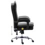 Black Faux Leather Massage Office Chair by vidaXL, Office chairs - Ref: Foro24-20356, Price: 210,69 €, Discount: %