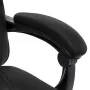 Silla de oficina de masaje de cuero sintético negra de vidaXL, Sillas de oficina - Ref: Foro24-20356, Precio: 207,31 €, Descu...