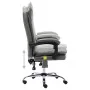 Anthrazitgrauer Massage-Bürostuhl aus Kunstleder von vidaXL, Bürostühle - Ref: Foro24-20358, Preis: 197,21 €, Rabatt: %