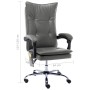 Anthrazitgrauer Massage-Bürostuhl aus Kunstleder von vidaXL, Bürostühle - Ref: Foro24-20358, Preis: 200,33 €, Rabatt: %