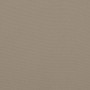 Cojín de banco de jardín tela Oxford gris taupé 100x50x4 cm
