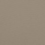 Cojín de banco de jardín tela Oxford gris taupé 150x50x4 cm