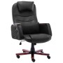 Schwarzer Massage-Bürostuhl aus Kunstleder von vidaXL, Bürostühle - Ref: Foro24-20379, Preis: 262,01 €, Rabatt: %