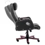 Silla de oficina de masaje de cuero sintético negra de vidaXL, Sillas de oficina - Ref: Foro24-20379, Precio: 258,02 €, Descu...