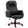 Silla de oficina de masaje de cuero sintético negra de vidaXL, Sillas de oficina - Ref: Foro24-20379, Precio: 262,01 €, Descu...