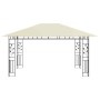 Cenador con mosquitera color crema 4x3x2,73 m 180 g/m²