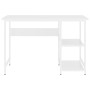 Computertisch aus MDF und Weißmetall 105x55x72 cm von vidaXL, Schreibtische - Ref: Foro24-20551, Preis: 74,06 €, Rabatt: %