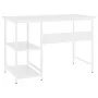 Computertisch aus MDF und Weißmetall 105x55x72 cm von vidaXL, Schreibtische - Ref: Foro24-20551, Preis: 73,22 €, Rabatt: %