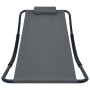 Tumbona de acero gris 200x90 cm en Camas para exteriores | Comprar online en Foro24