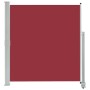 Toldo lateral retráctil de patio rojo 140x300 cm en Sombrillas | Comprar online en Foro24