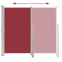 Toldo lateral retráctil de patio rojo 140x300 cm en Sombrillas | Comprar online en Foro24
