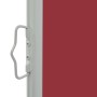 Toldo lateral retráctil de patio rojo 140x300 cm en Sombrillas | Comprar online en Foro24