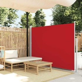 Toldo lateral retráctil de jardín rojo 170x300 cm Toldo lateral retráctil de jardín rojo 170x300 cm