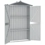 Cobertizo de jardín acero galvanizado gris 116x45x175 cm de vidaXL, Cobertizos - Ref: Foro24-46302, Precio: 125,86 €, Descuen...