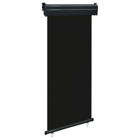 Toldo lateral de balcón negro 85x250 cm en Sombrillas | Comprar online en Foro24
