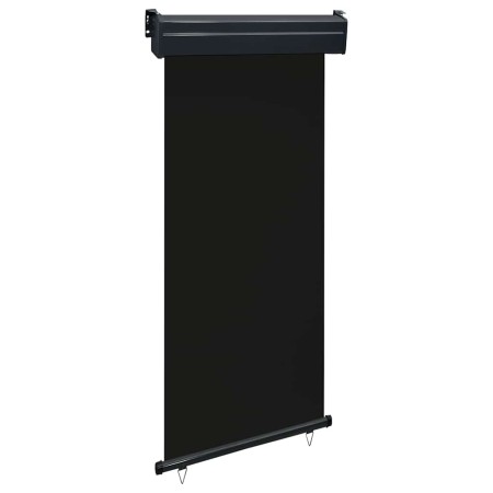 Toldo lateral de balcón negro 105x250 cm en Sombrillas | Comprar online en Foro24