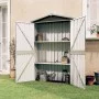 Gartenhaus aus verzinktem Stahl in Anthrazit, 116 x 45 x 175 cm von vidaXL, Schuppen - Ref: Foro24-46303, Preis: 134,98 €, Ra...