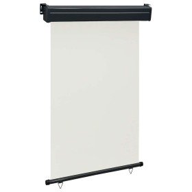 Toldo lateral de balcón color crema 125x250 cm Toldo lateral de balcón color crema 125x250 cm