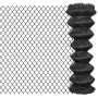 Gray steel wire mesh fence 25x1.25 m by vidaXL, fence panels - Ref: Foro24-142430, Price: 93,36 €, Discount: %