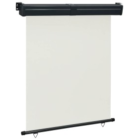 Toldo lateral de balcón color crema 145x250 cm Toldo lateral de balcón color crema 145x250 cm