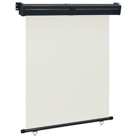 Toldo lateral de balcón color crema 145x250 cm